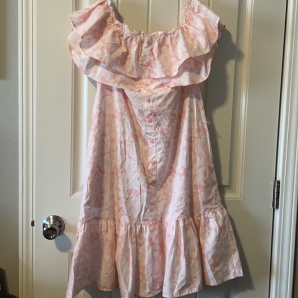 Pink Floral Lisa Marie Fernandez Target OTS Dress - Picture 5 of 7